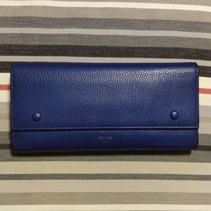 Celine large flap multifunction wallet
